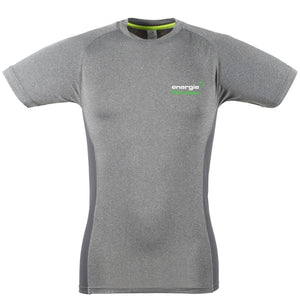 Delux Unisex T-shirt Energie branded in Grey