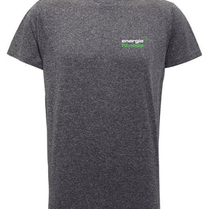 Large Mens T-shirt Energie branded in Grey