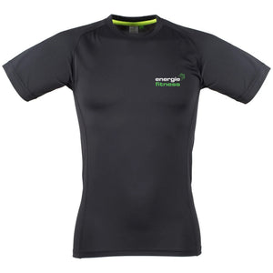 Delux Unisex T-shirt Energie branded in Black