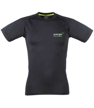 Delux Unisex T-shirt Energie branded in Black
