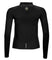 Ladies Indoor 1/4 Zip Sweat Top énergie branded in Black