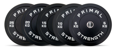 Primal Strength Black Rubber Bumper Plate