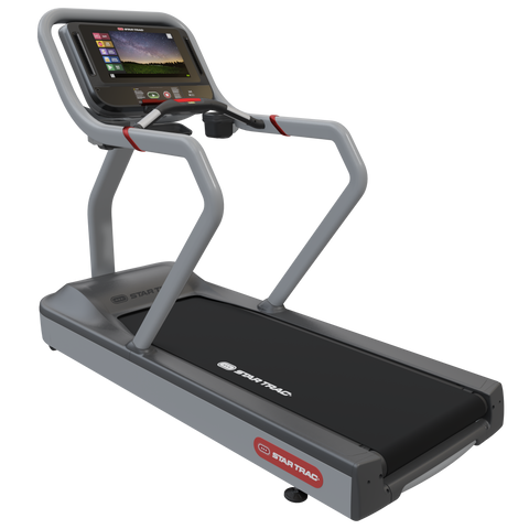 6 x STAR TRAC 8TR TREADMILL W/ 19" EMBEDDED SCREEN WOW