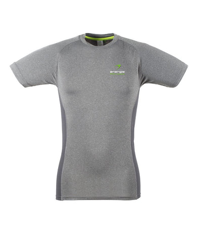 Delux Unisex T-shirt énergie branded in Grey