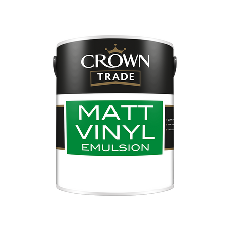 UBX Crown Trade Matt Emulsion (Suitable For Ceilings)