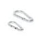 Carabiner Snap-Lock Silver. Pack of 10